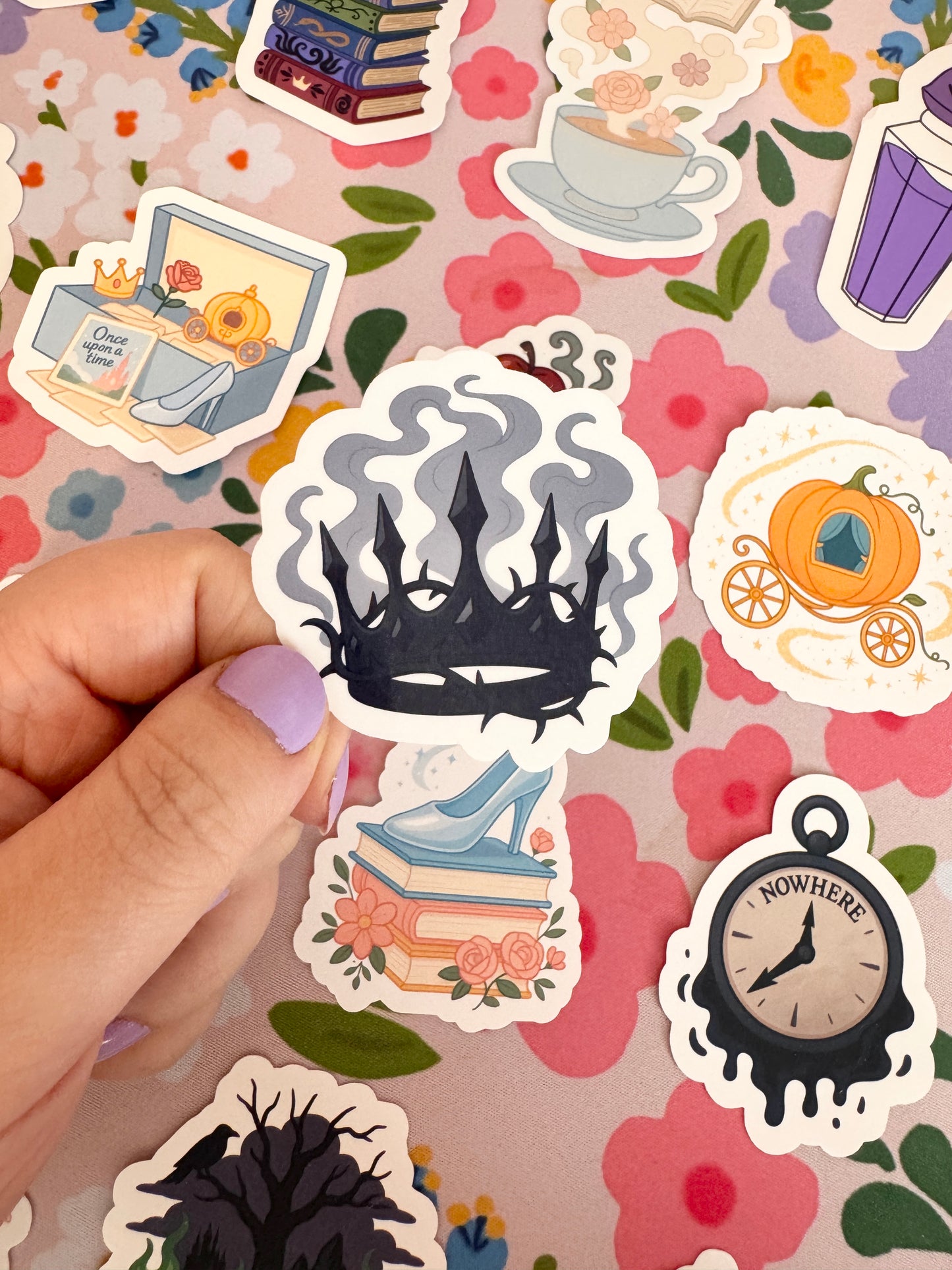 Villains Thorn Crown Clear Sticker