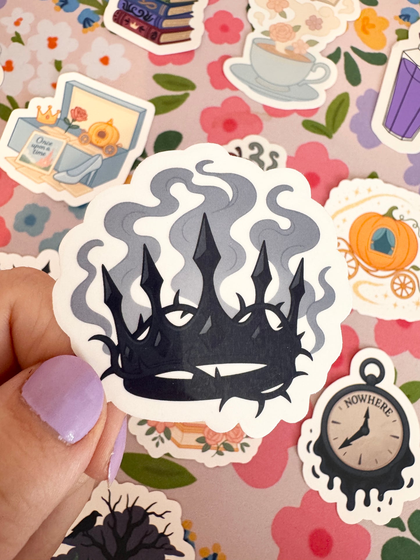 Villains Thorn Crown Clear Sticker
