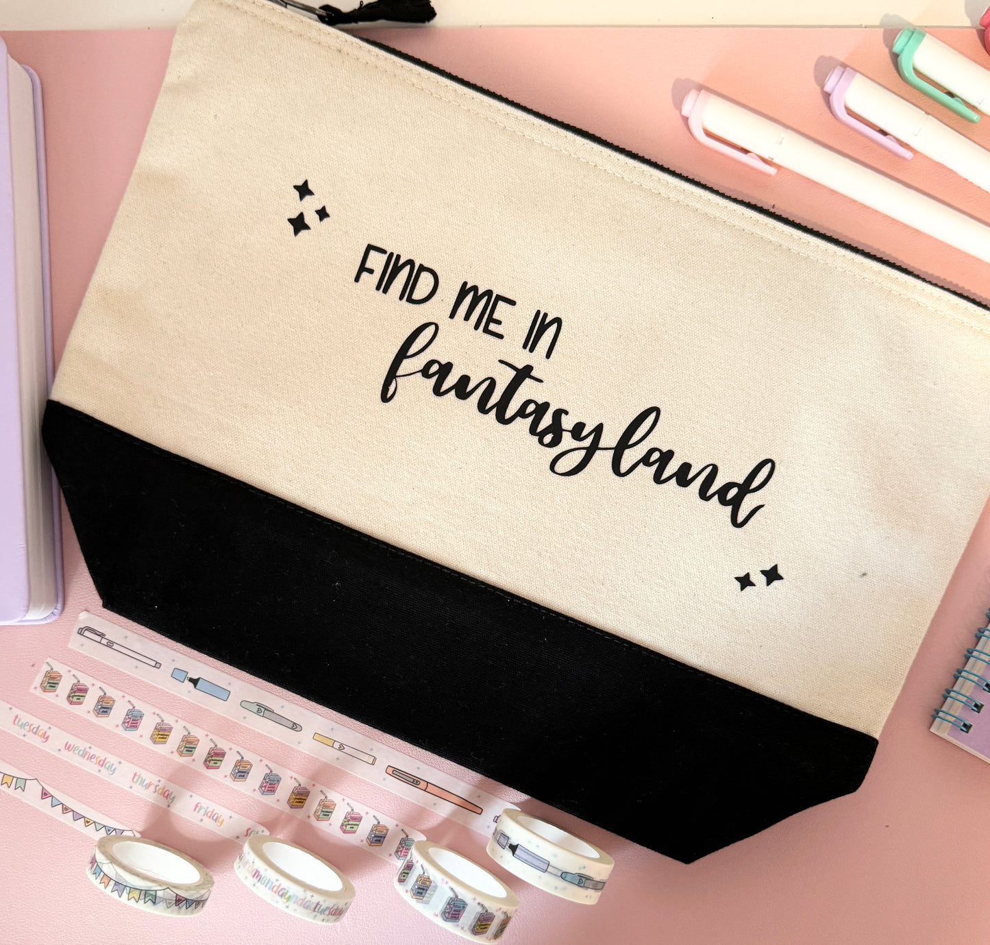 "Find me in Fantasyland" Pouch