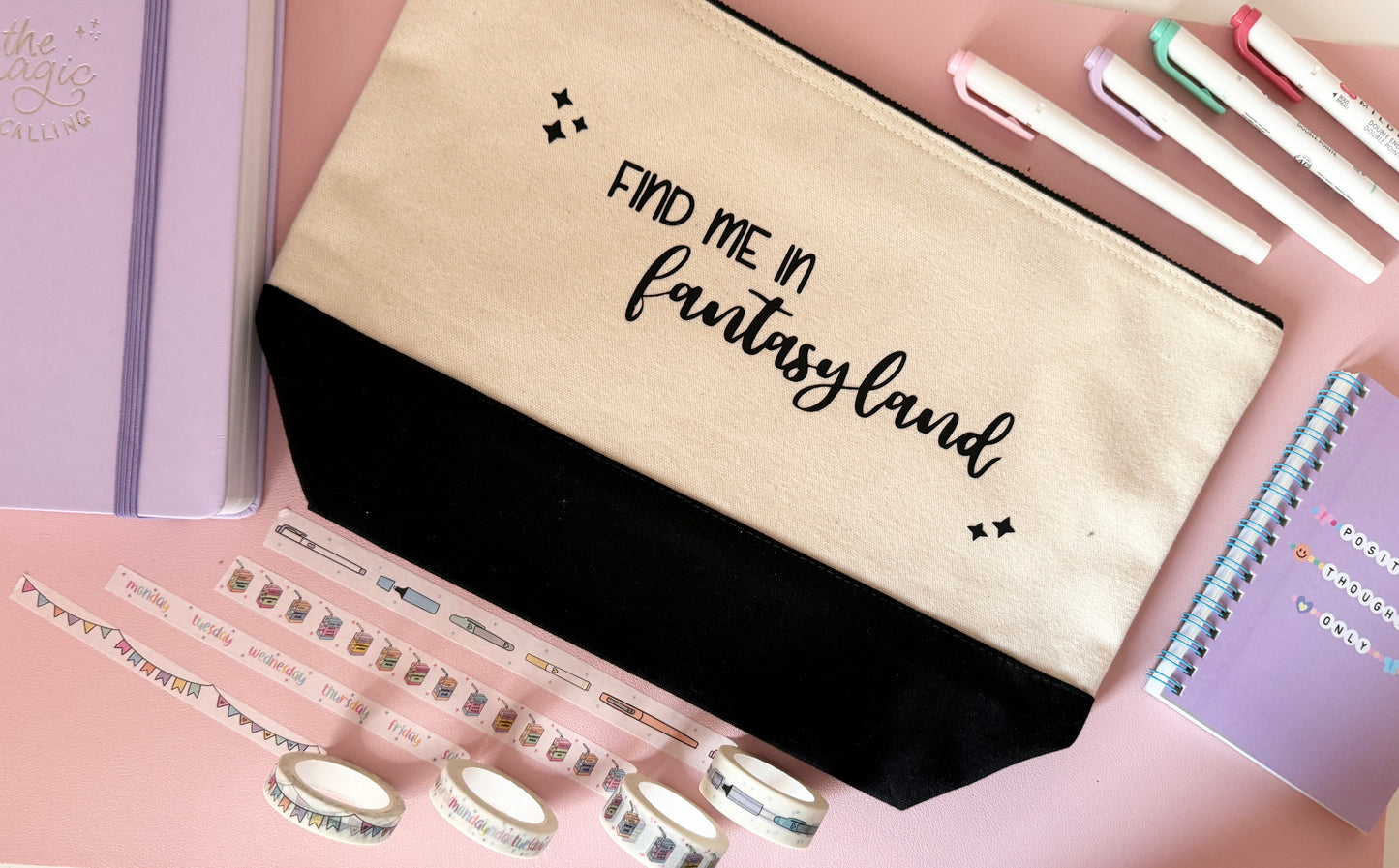 "Find me in Fantasyland" Pouch