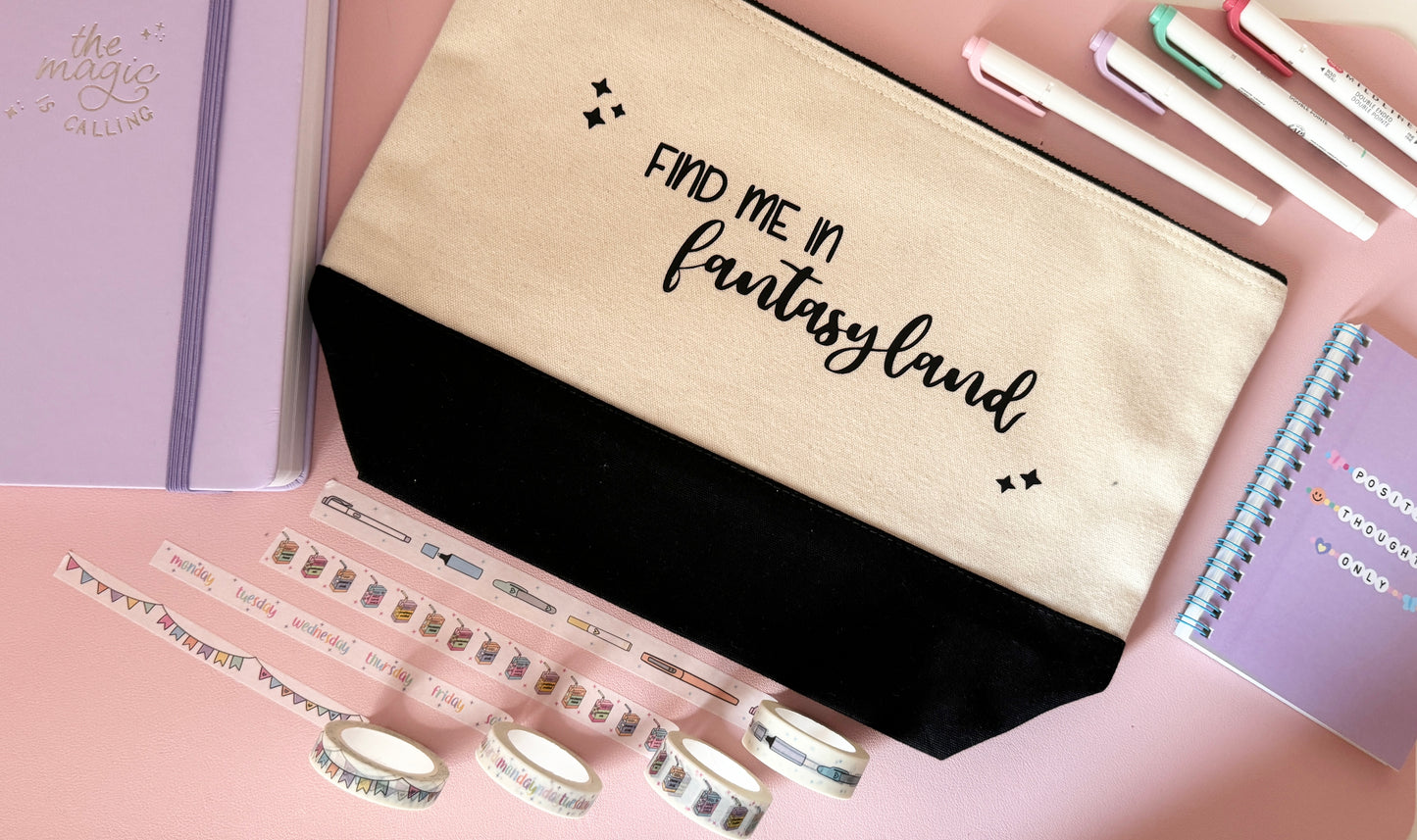 "Find me in Fantasyland" Pouch