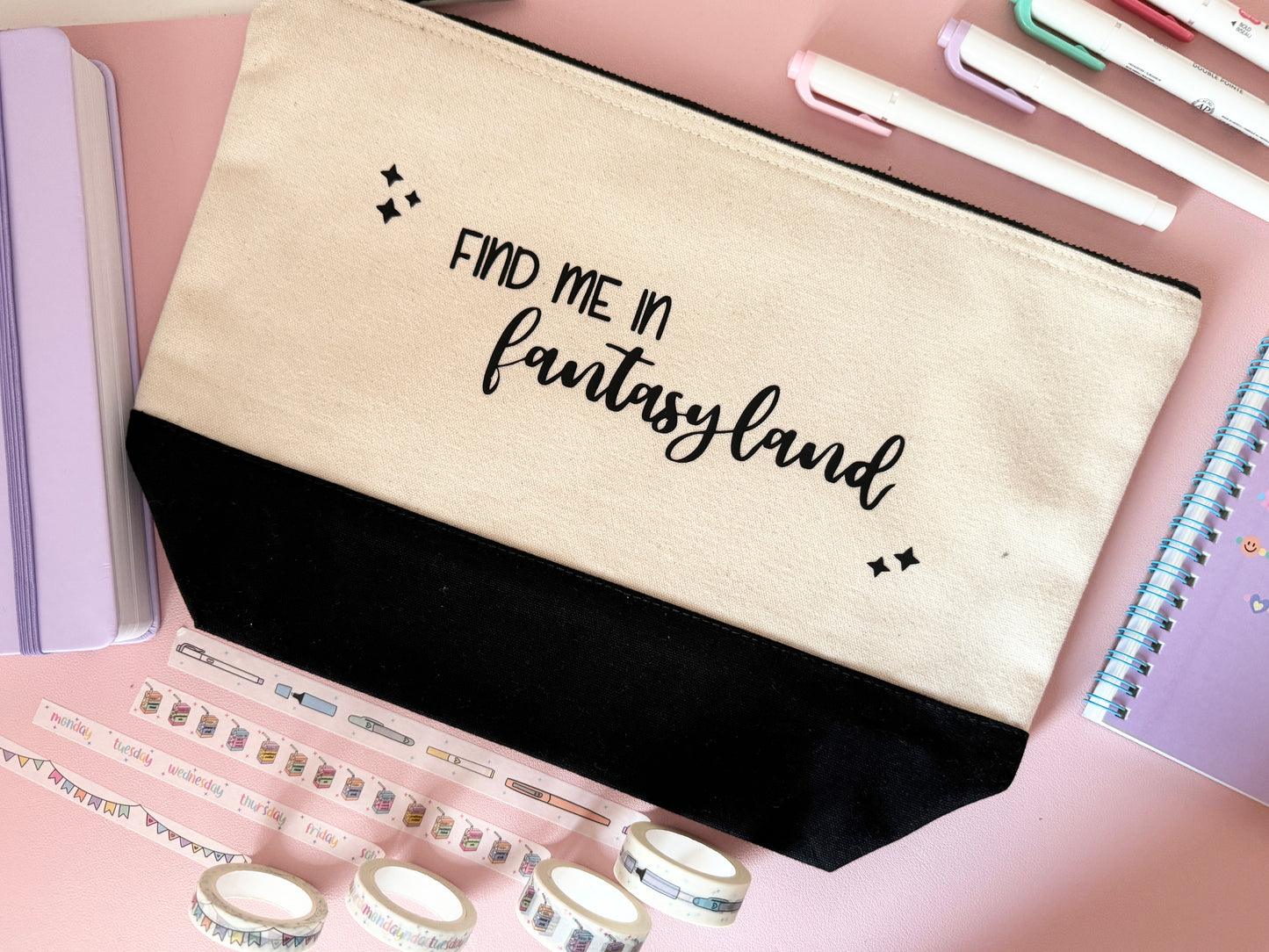 "Find me in Fantasyland" Pouch