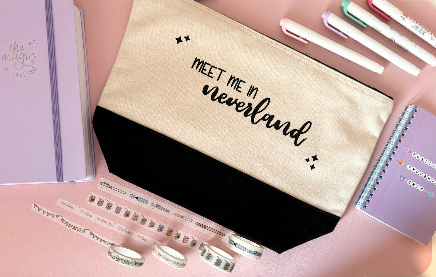 "Meet me in Neverland" Pouch