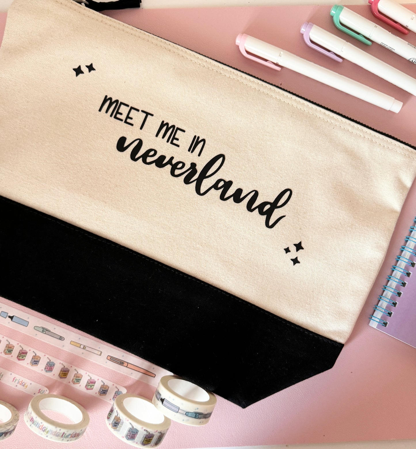"Meet me in Neverland" Pouch