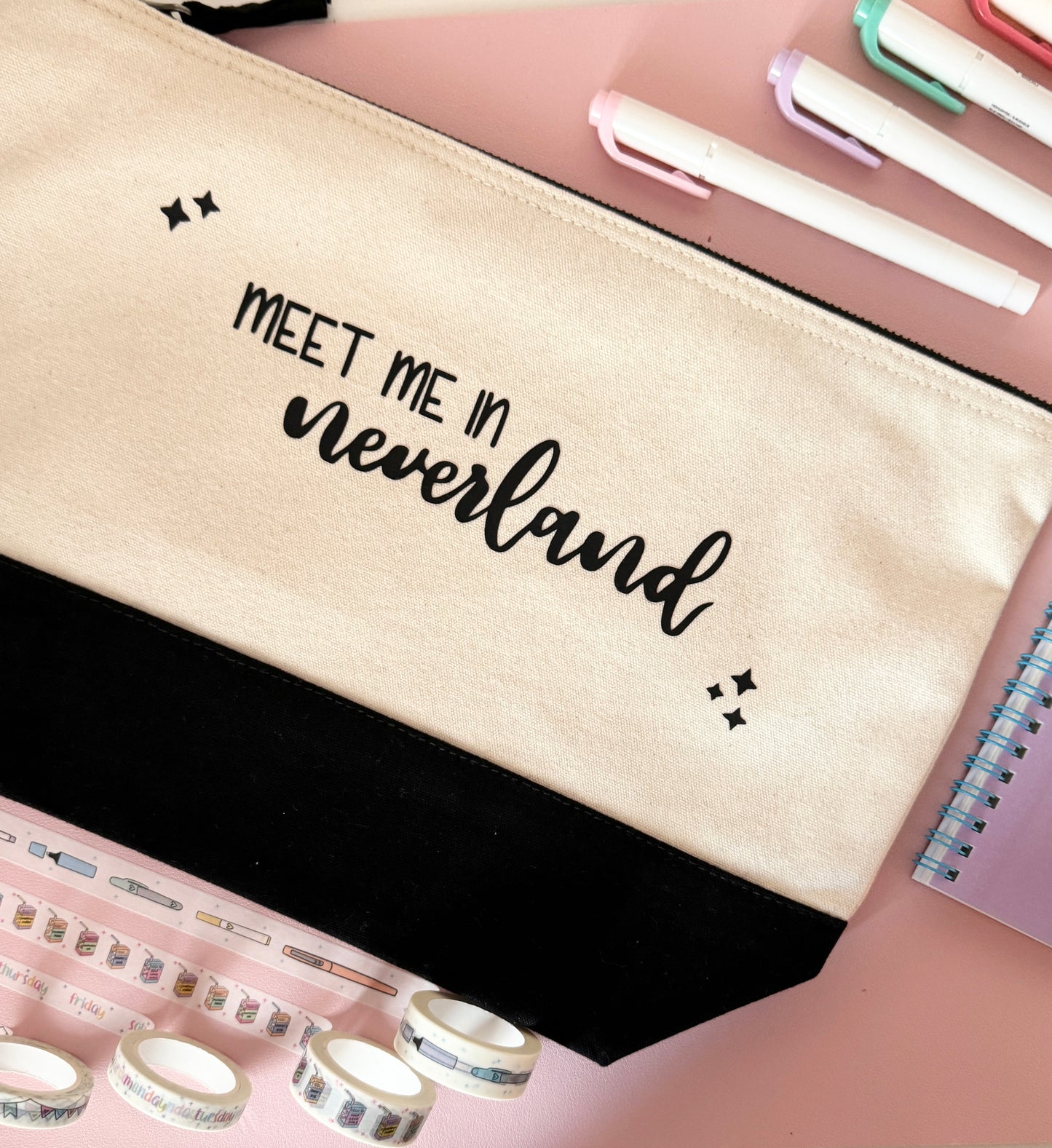 "Meet me in Neverland" Pouch