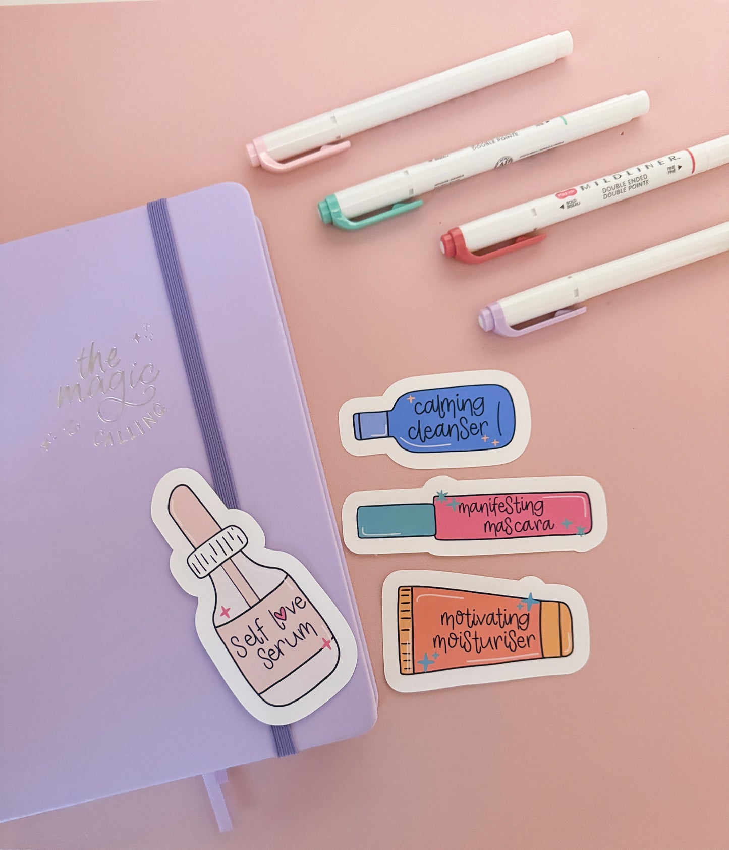 Self Love Makeup Vinyl Sticker Pack