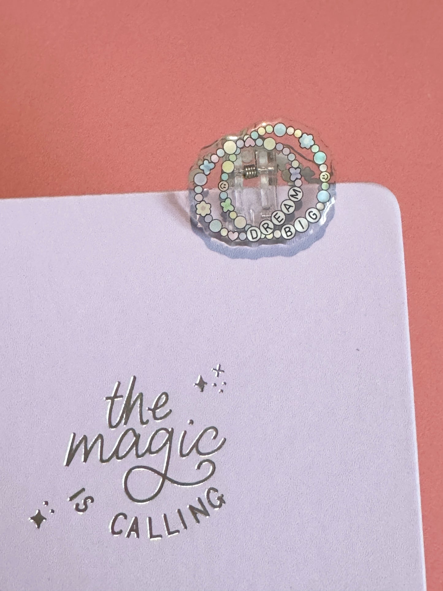 Friendship Bracelet Acrylic Planner Journal Clip