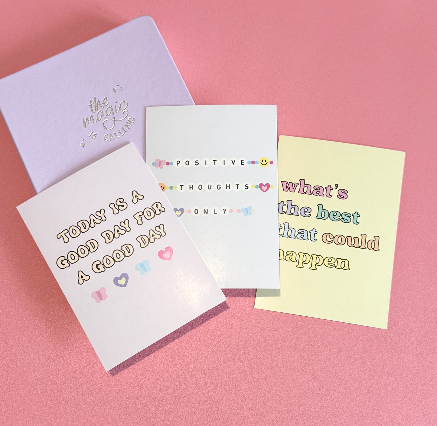 Trio of Motivational Postcards