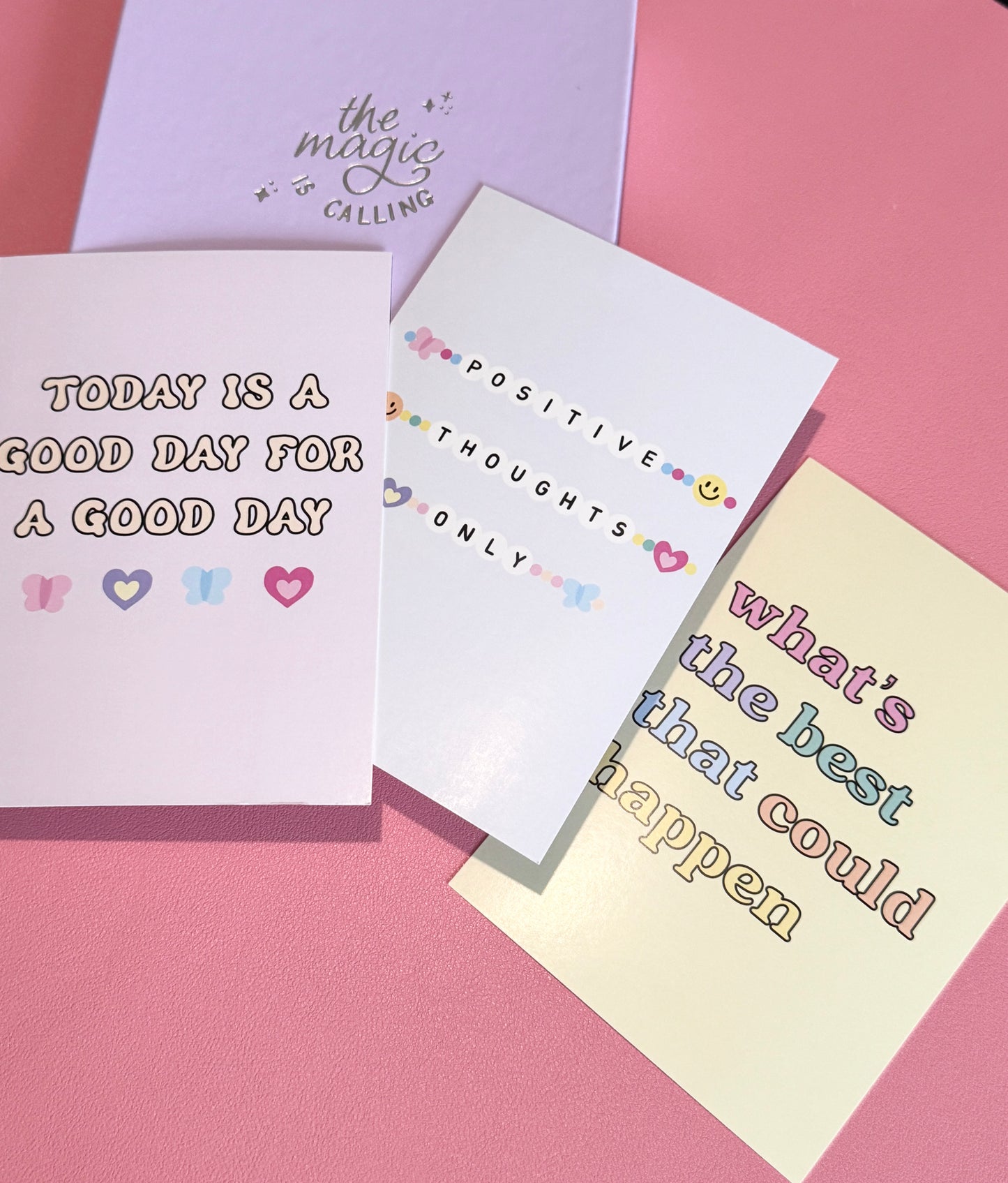 Trio of Motivational Postcards