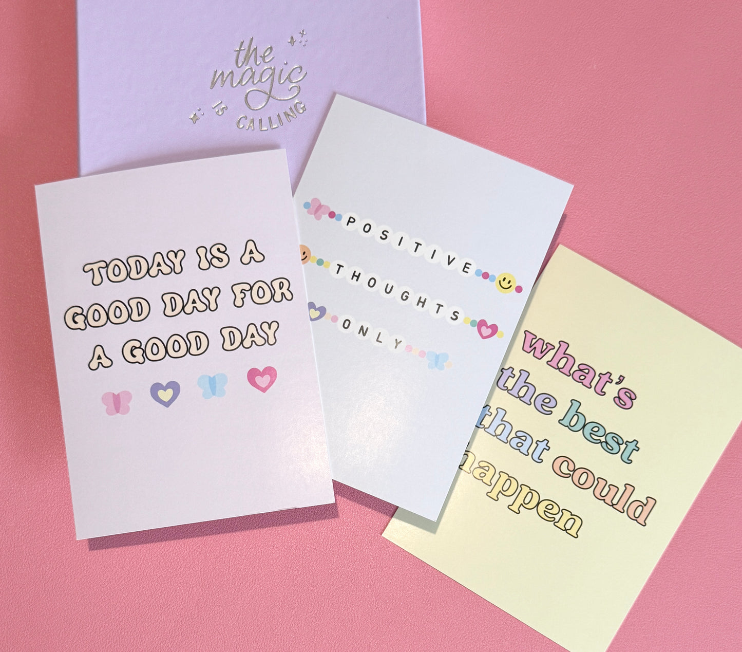 Trio of Motivational Postcards