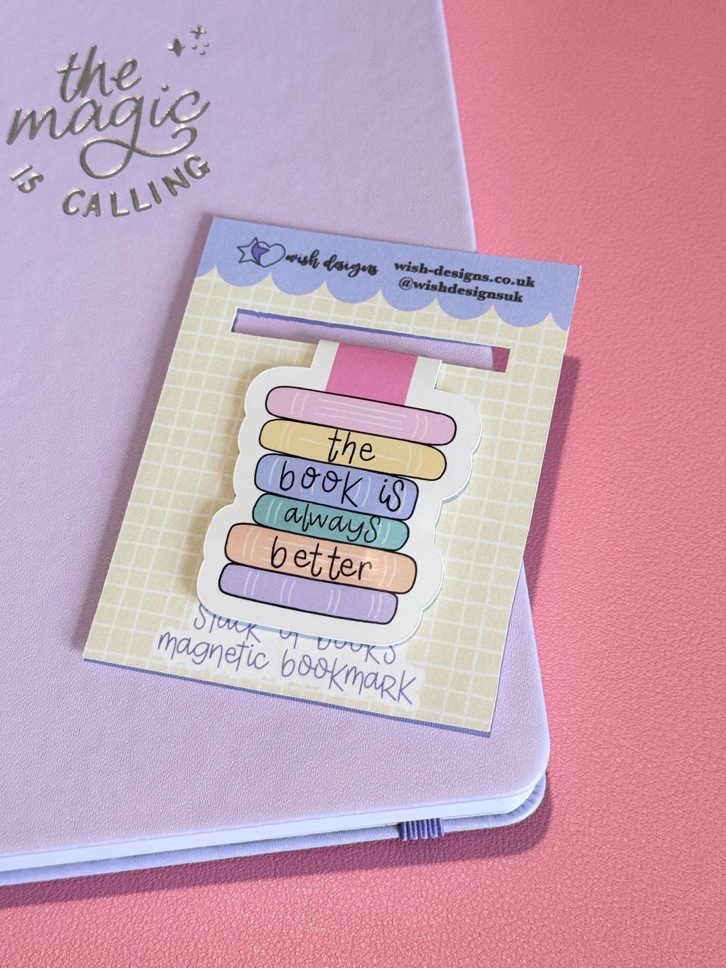 "The Book Is Always Better" Magnetic Bookmark