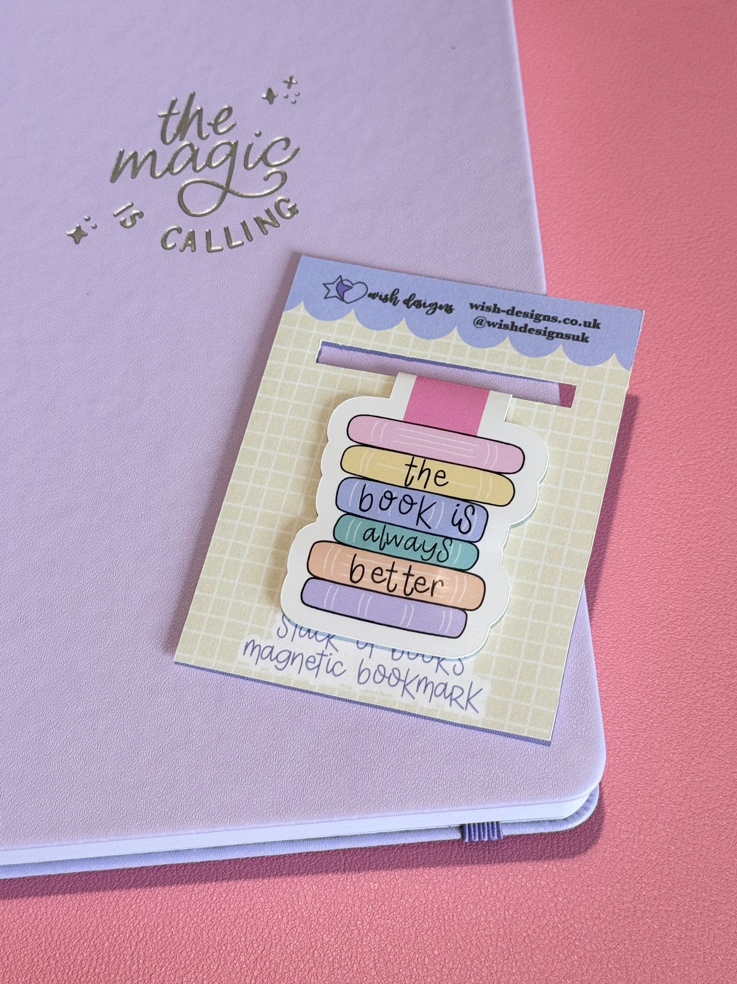 "The Book Is Always Better" Magnetic Bookmark