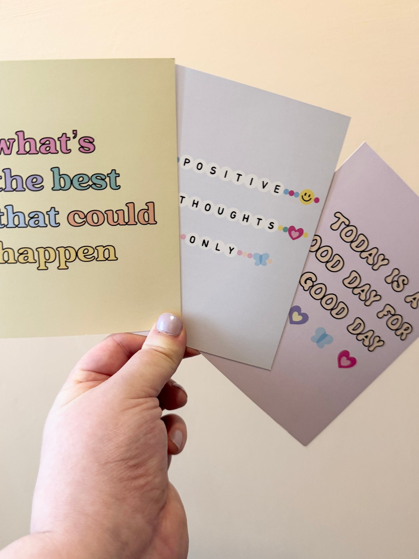 Trio of Motivational Postcards