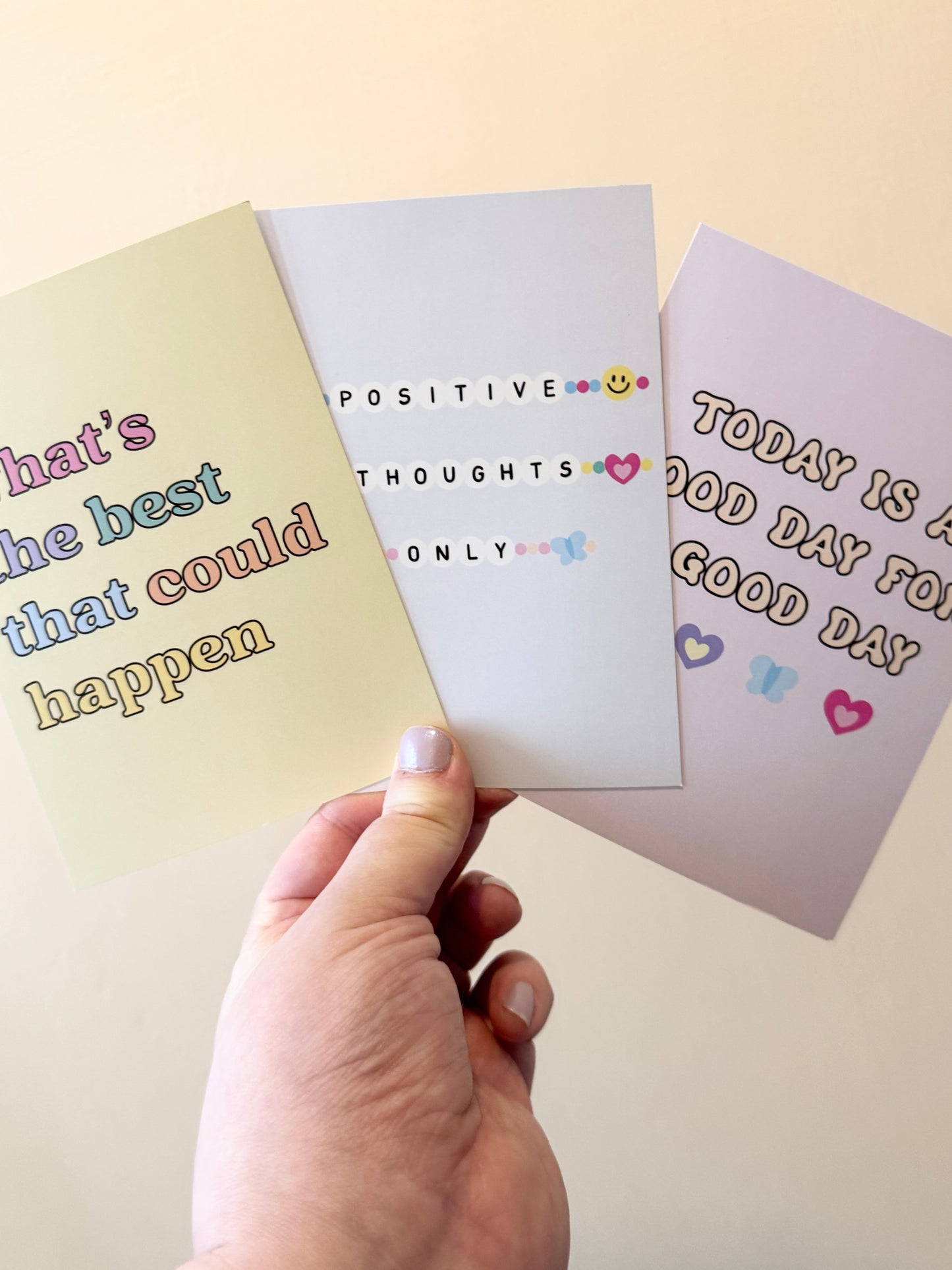 Trio of Motivational Postcards