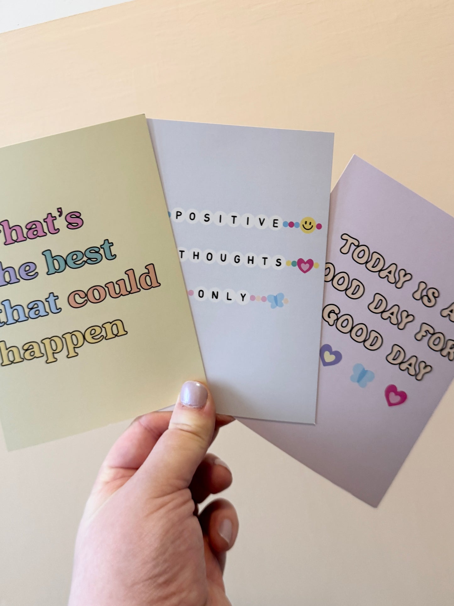 Trio of Motivational Postcards