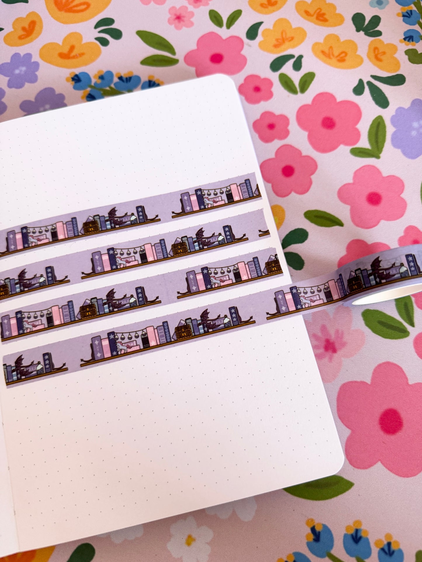 15mm Fantasy 2.0 Bookshelf Washi Tape