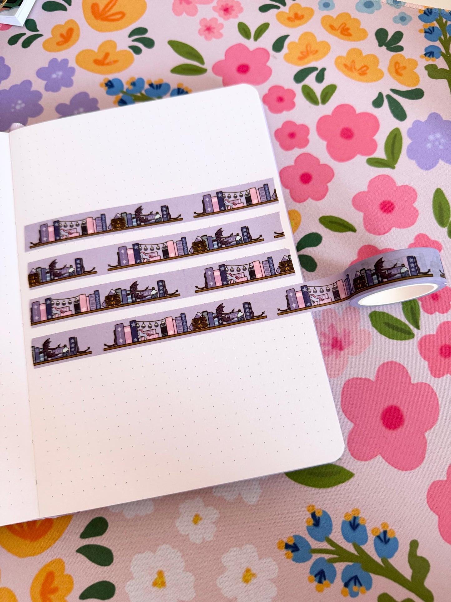 15mm Fantasy 2.0 Bookshelf Washi Tape