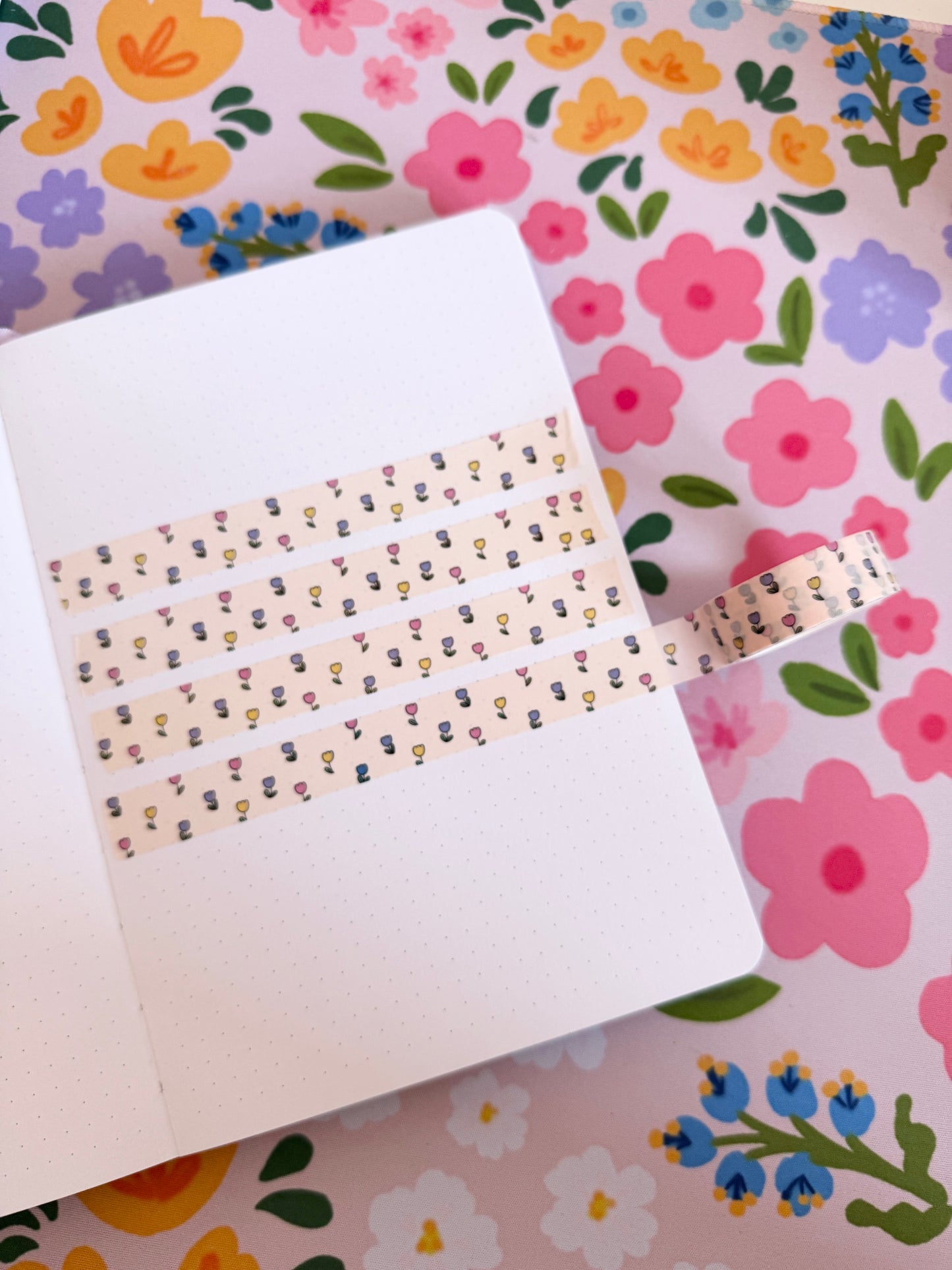 15mm Spring Tulips Washi Tape