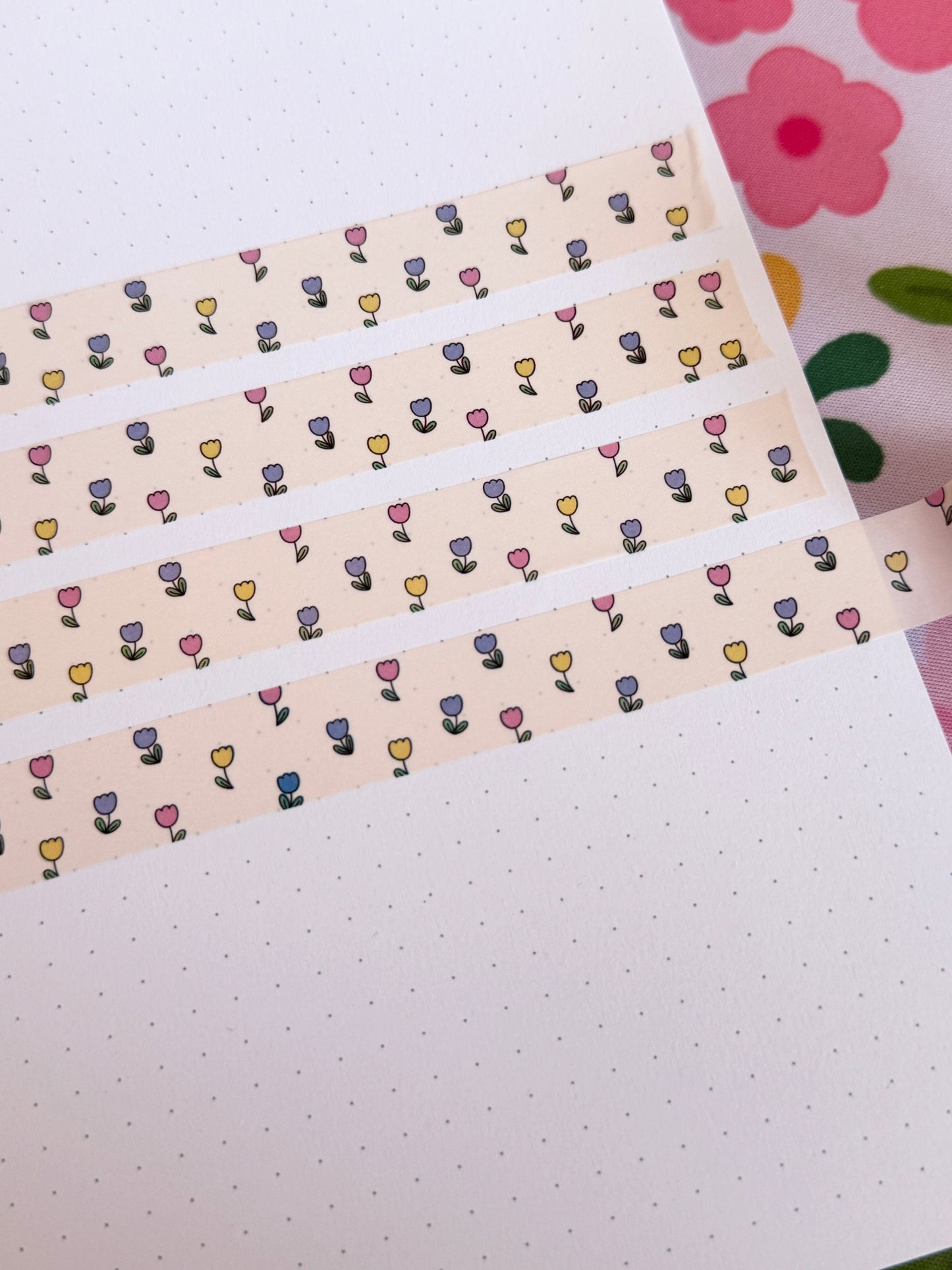 15mm Spring Tulips Washi Tape