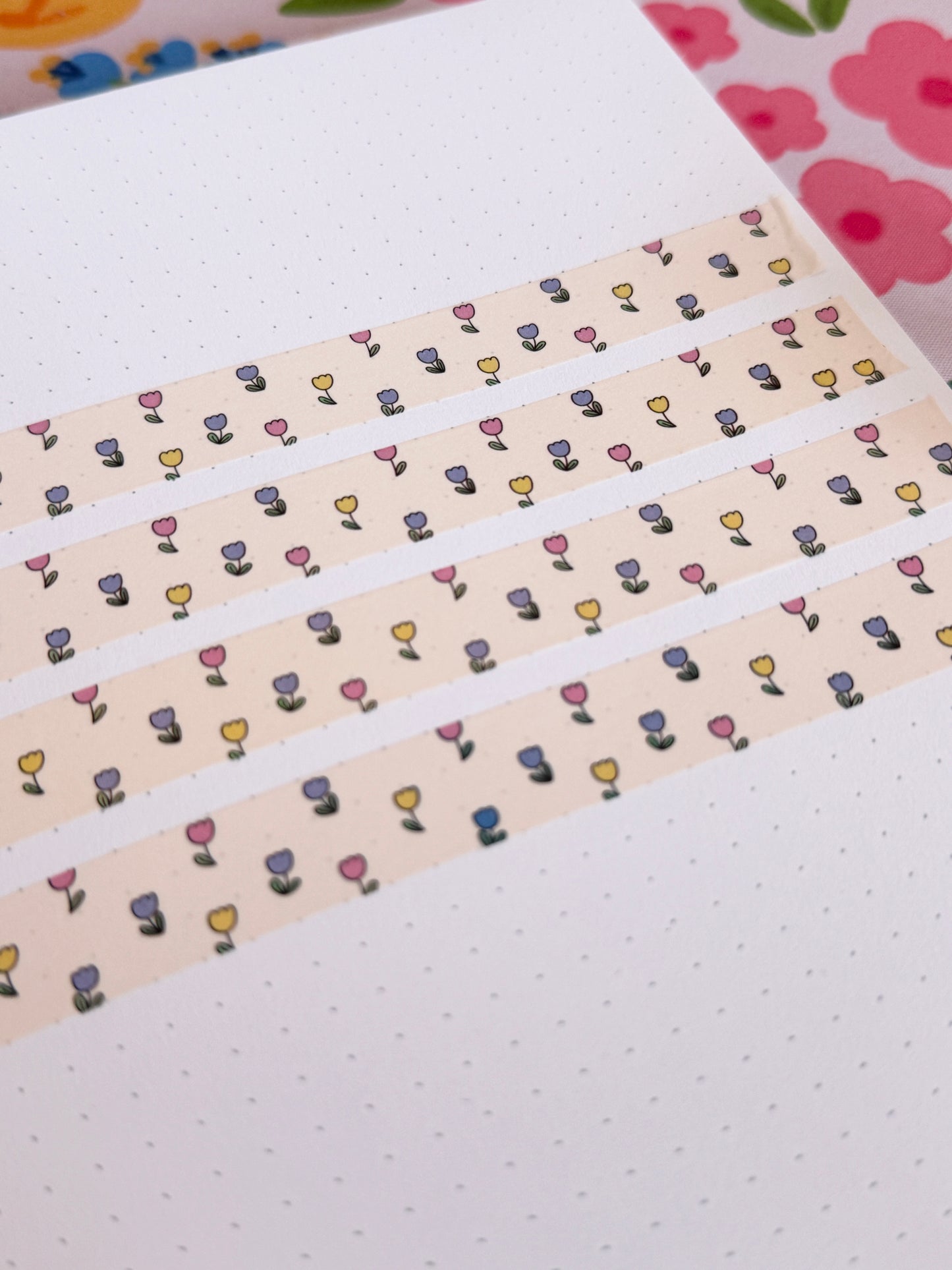 15mm Spring Tulips Washi Tape