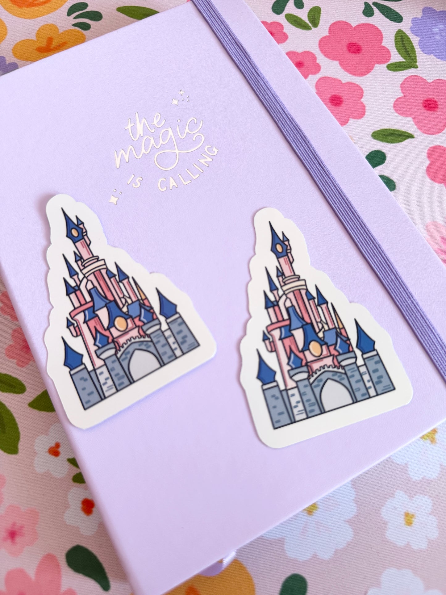 Magical Dream Castle Holographic Sticker