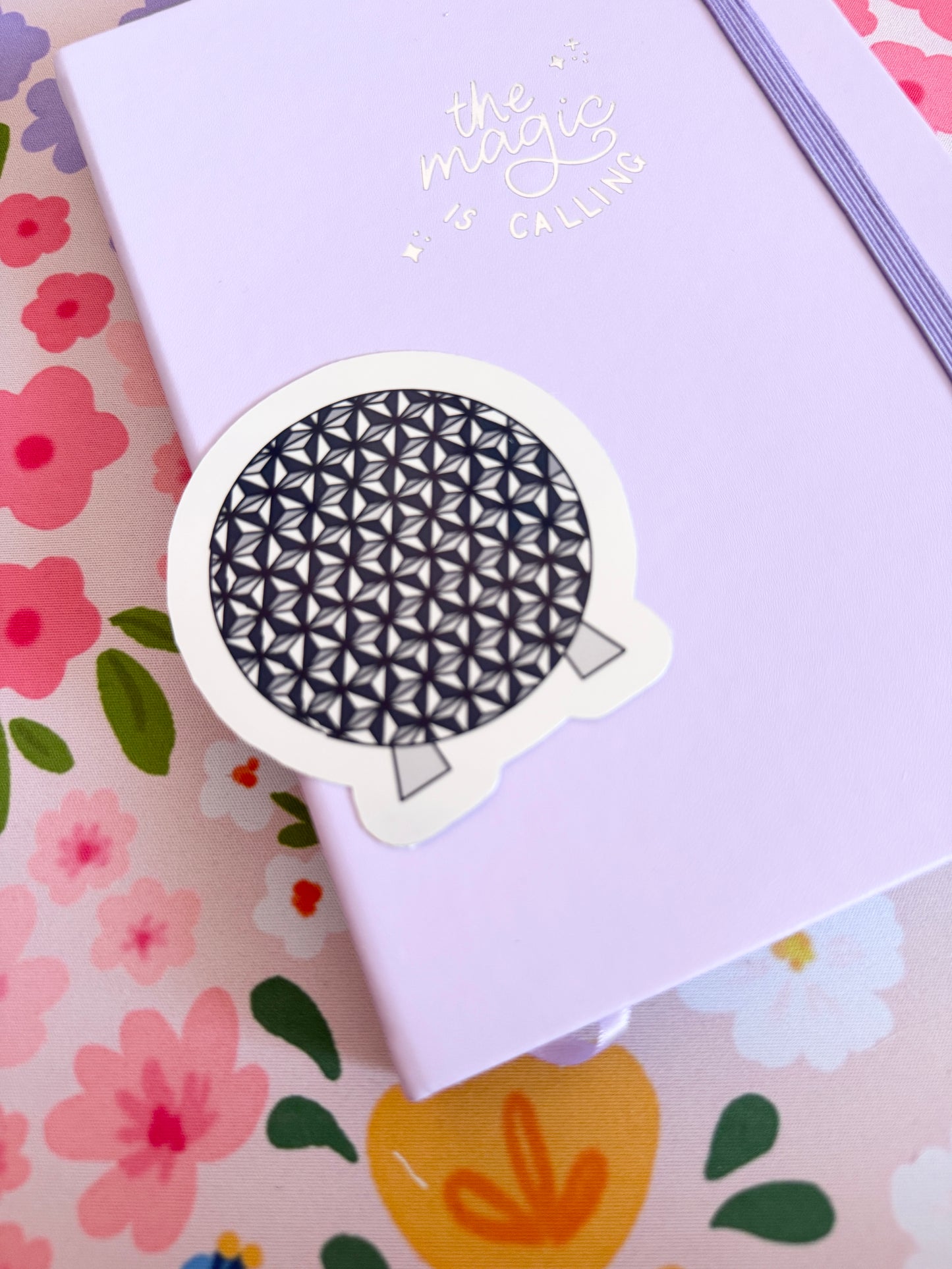 Spaceship Earth Holographic Sticker