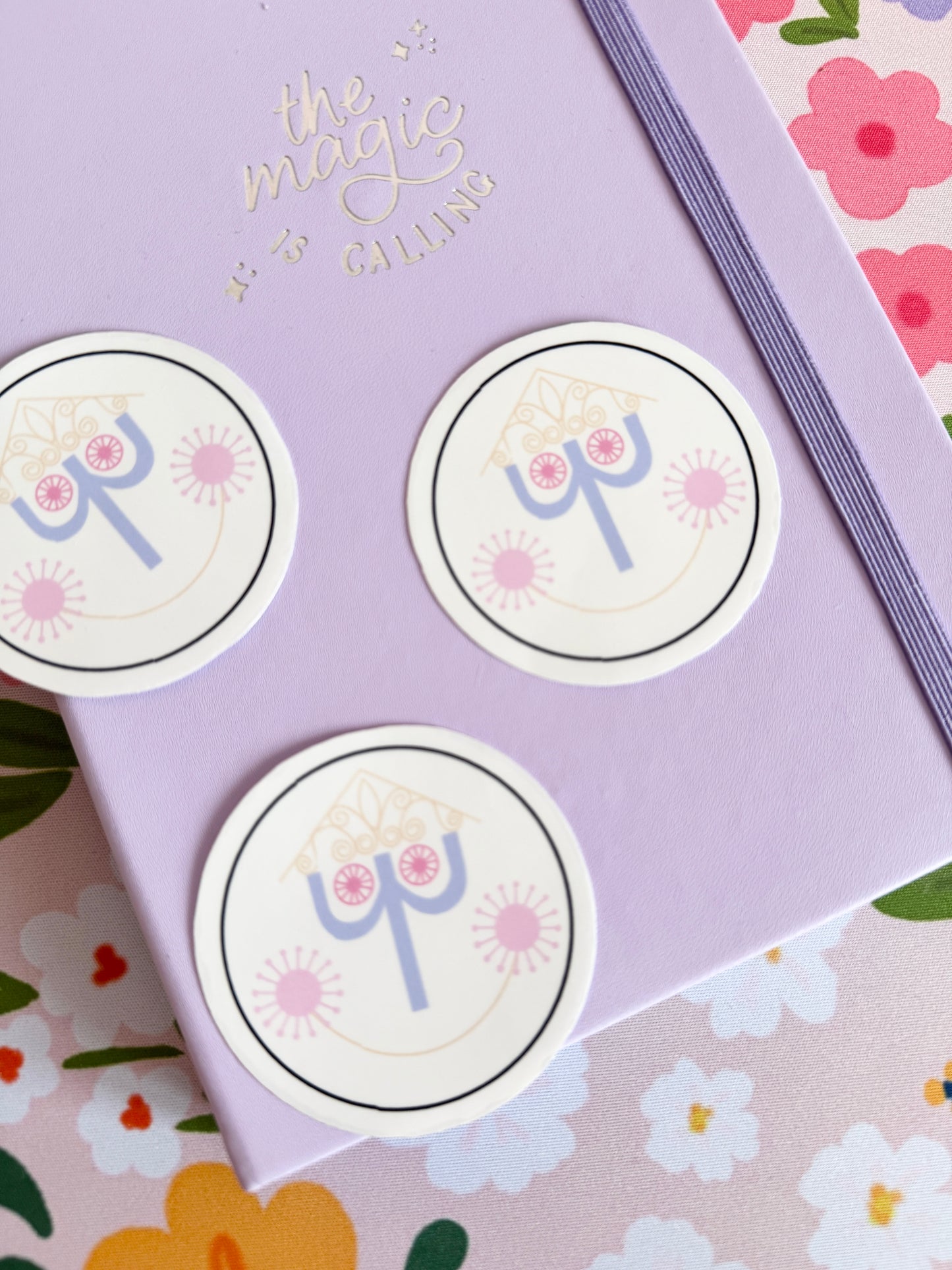 Small World Clock Clear Sticker