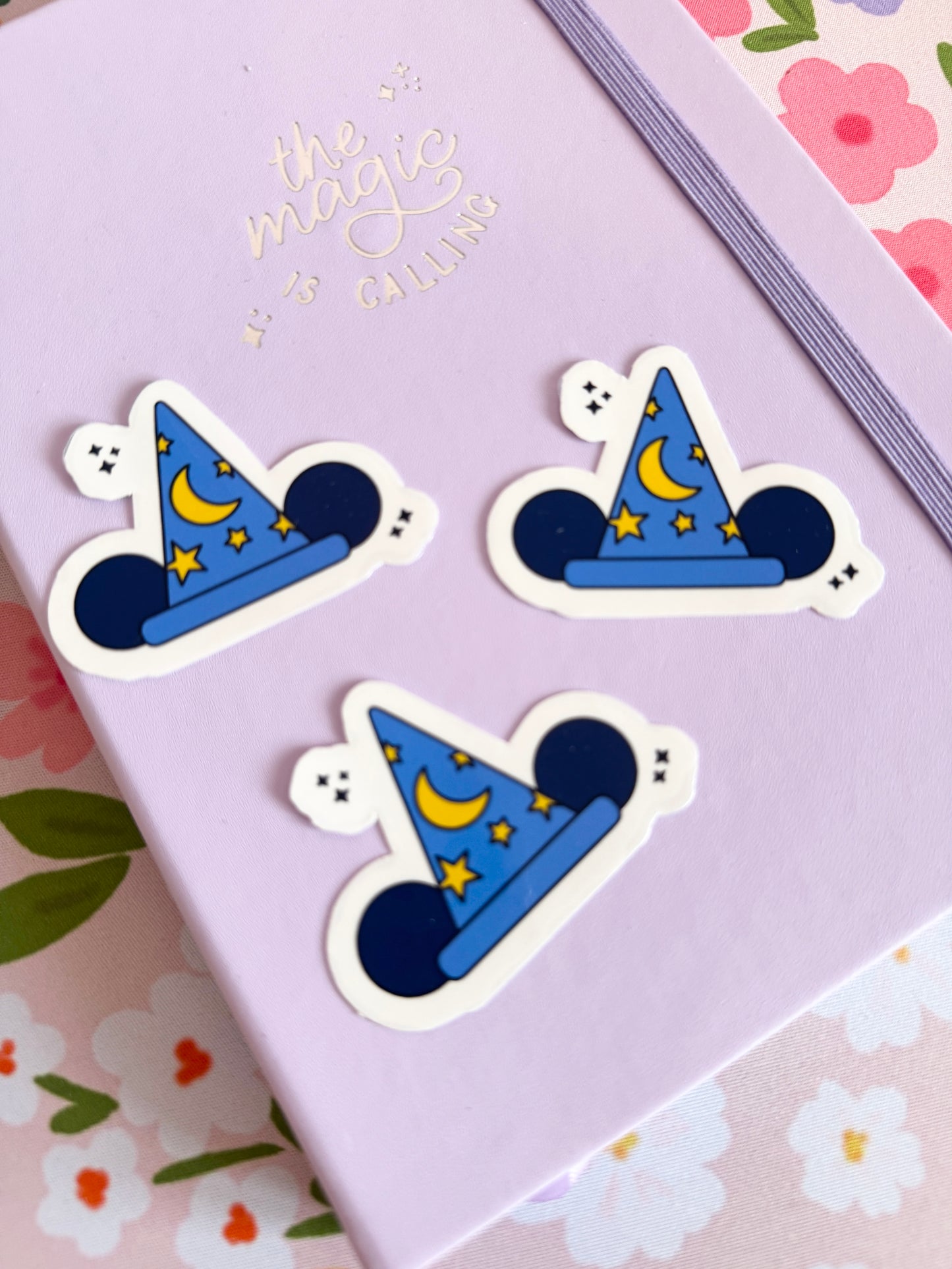 Sorceror Hat Clear Sticker
