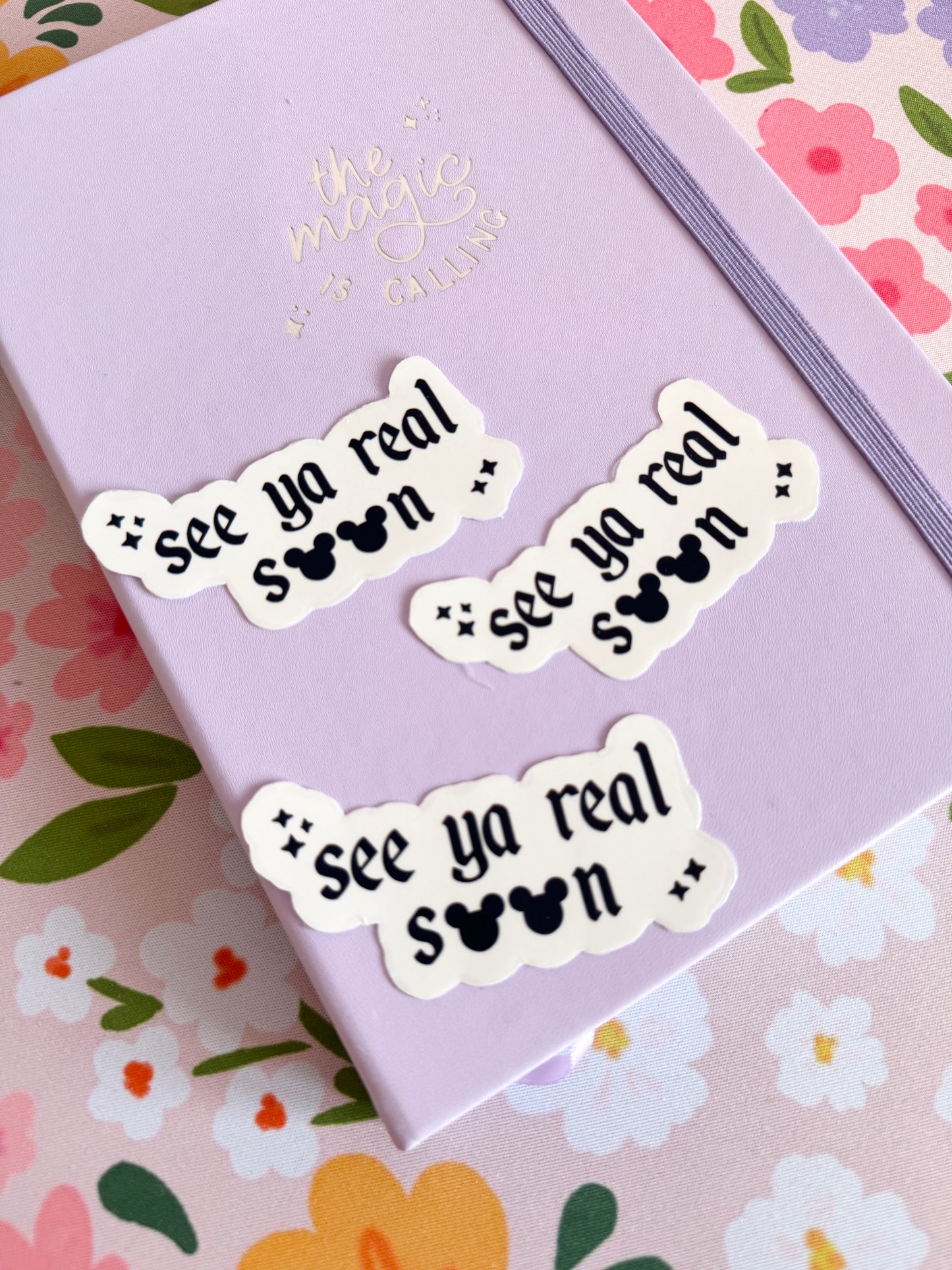 'See Ya Real Soon' Clear Sticker