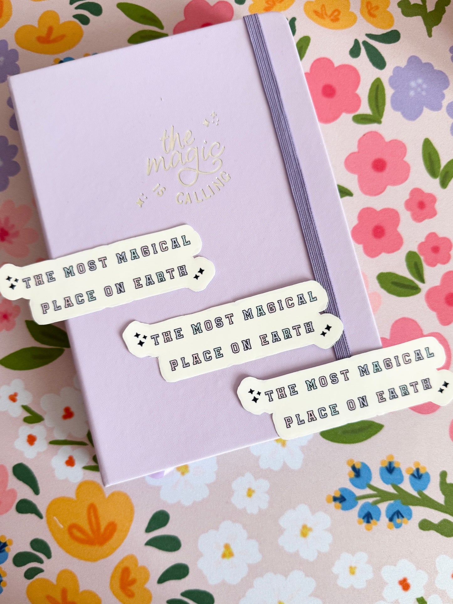 'The Most Magical Place on Earth' Clear Sticker