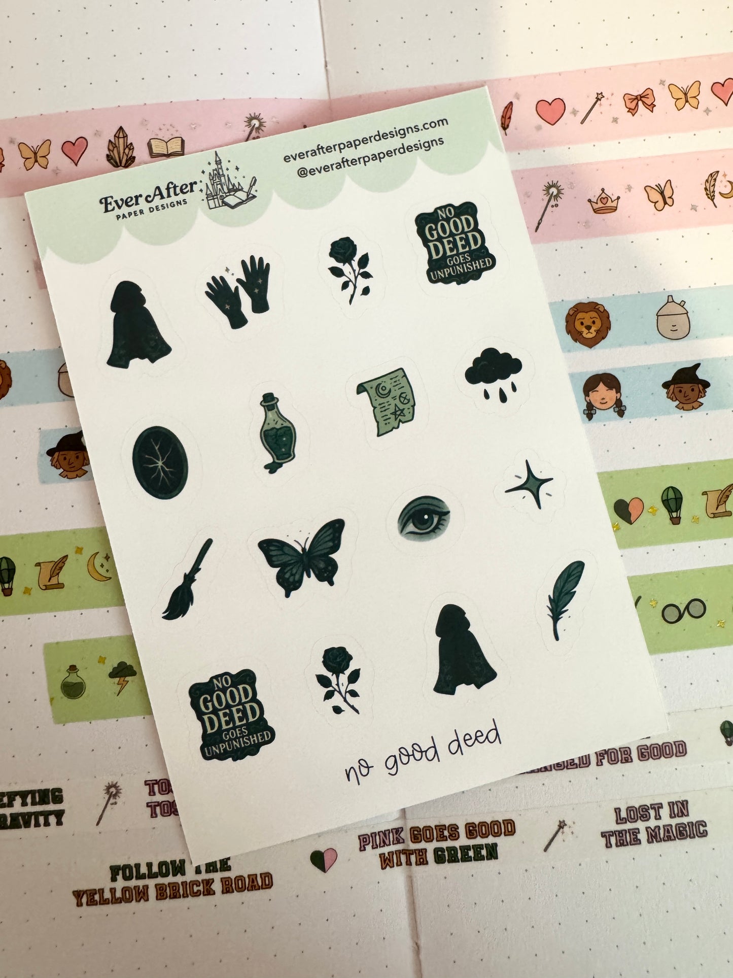 No Good Deed Sticker Sheet