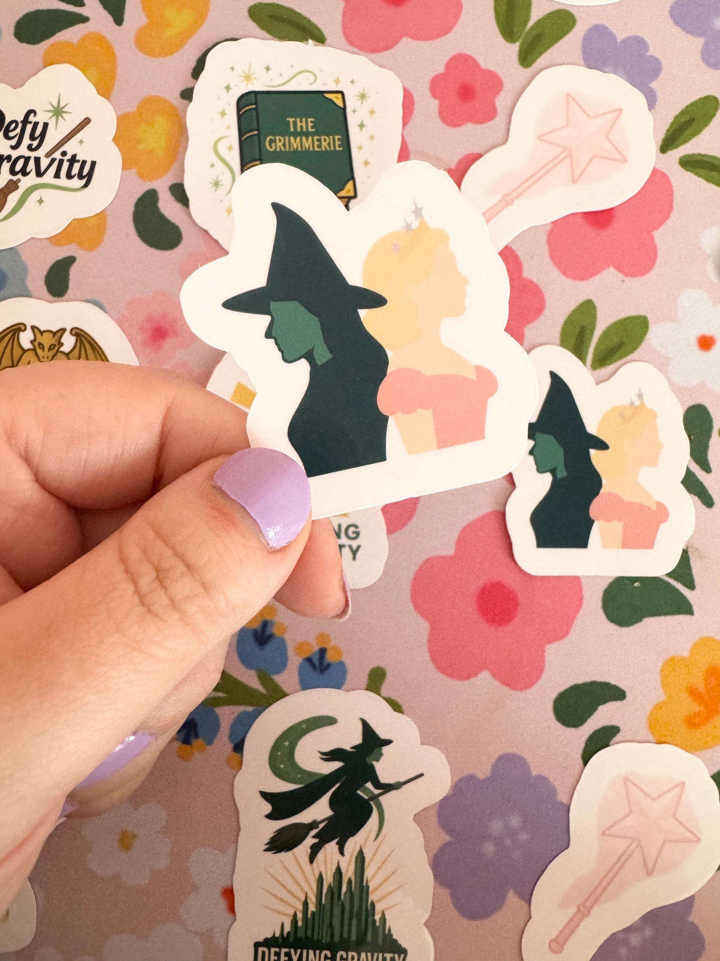 Wicked Besties Clear Sticker