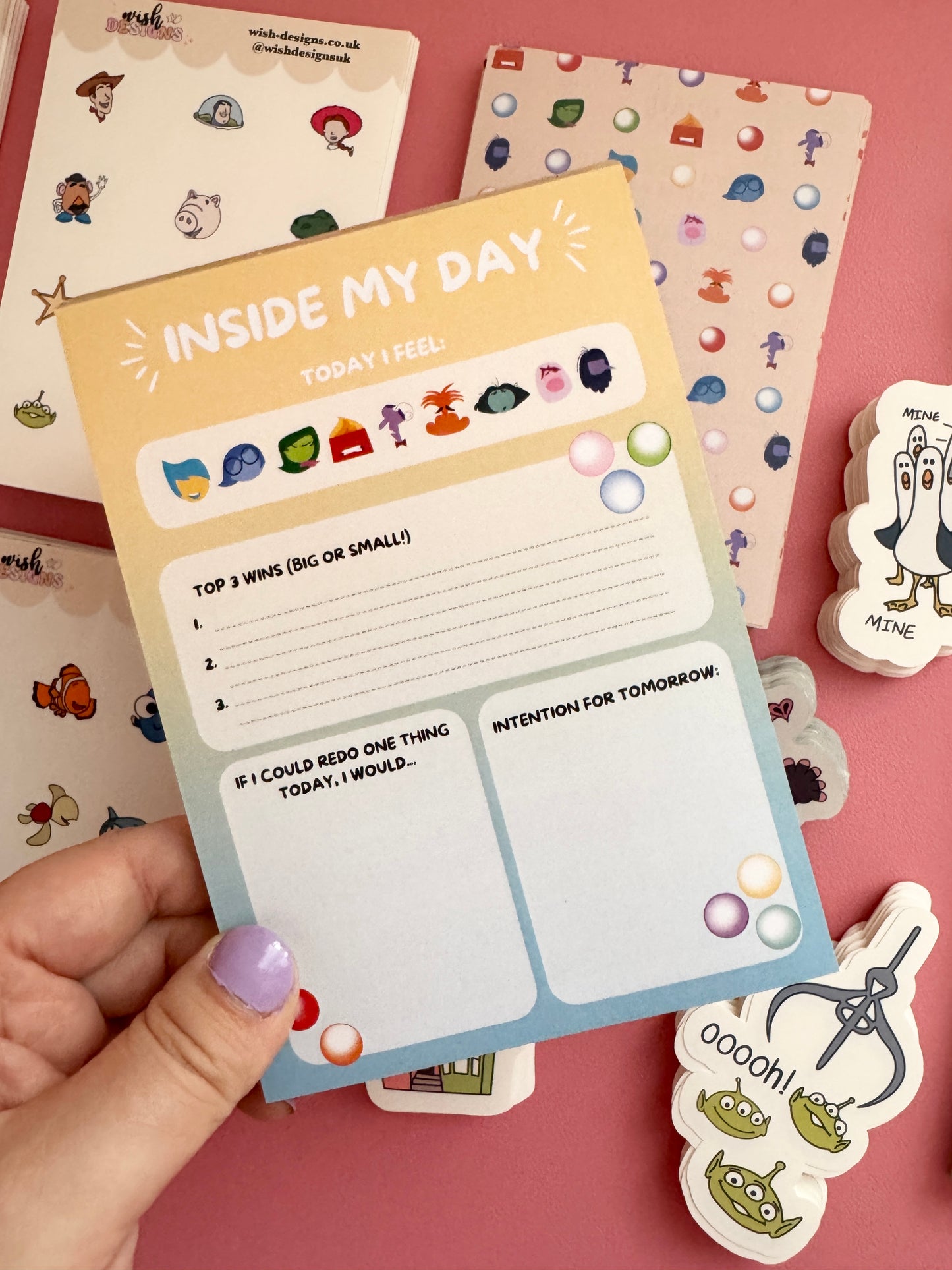 A6 Inside My Day Inside Out Notepad
