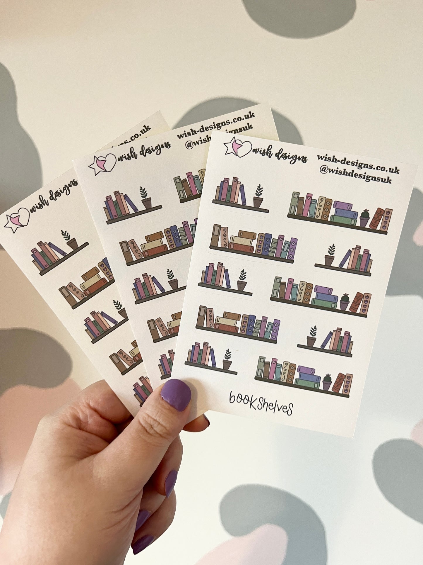 Bookshelves Sticker Sheet