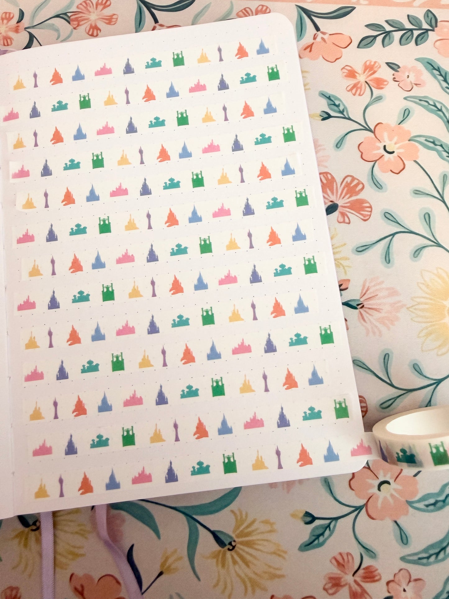 10mm Magical Princess Castles Washi Tape