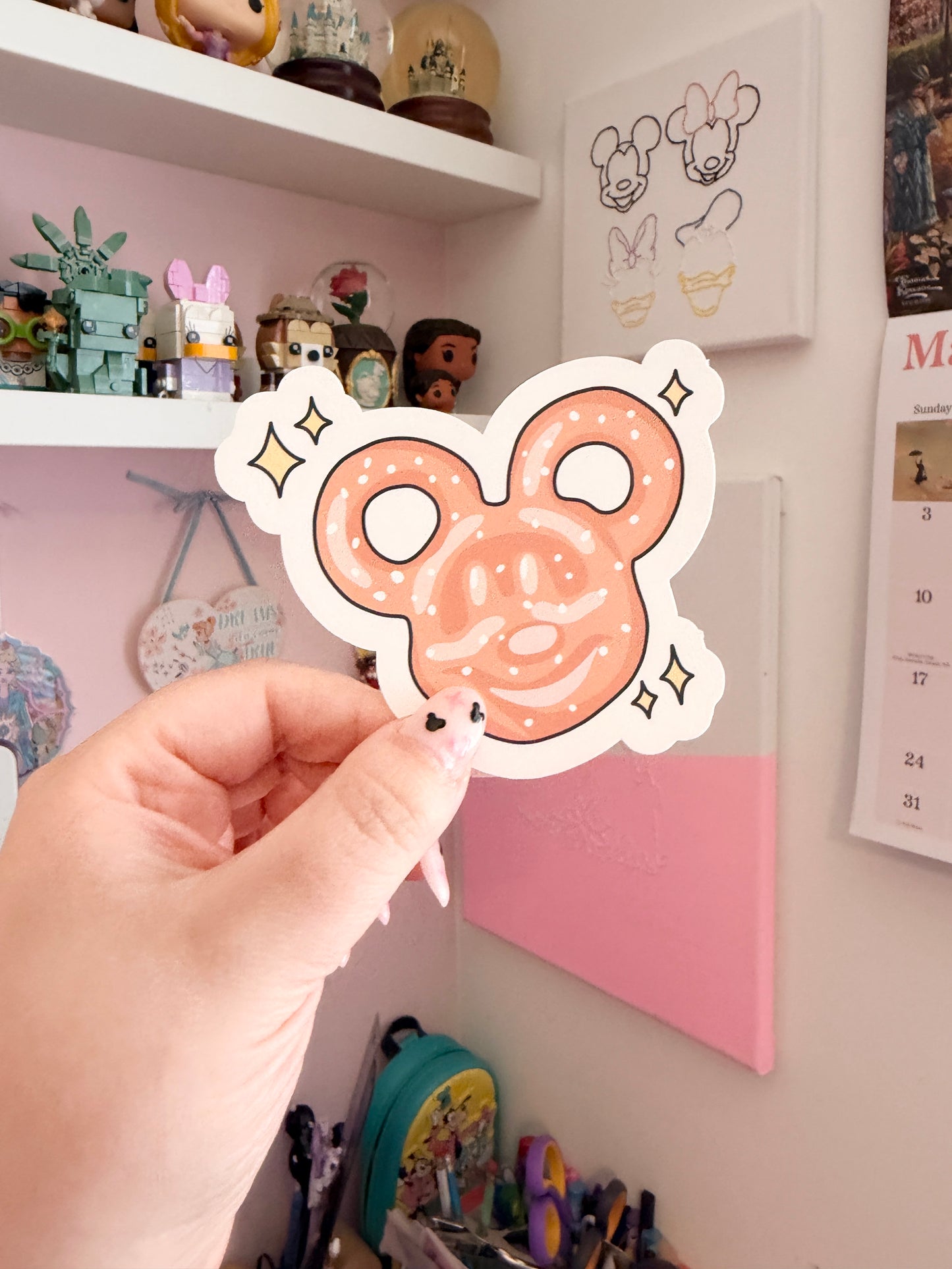 Magical Pretzel Vinyl Sticker