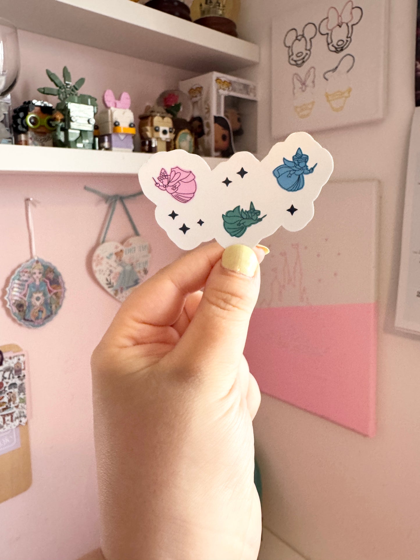 3 Fairies Holographic Sticker
