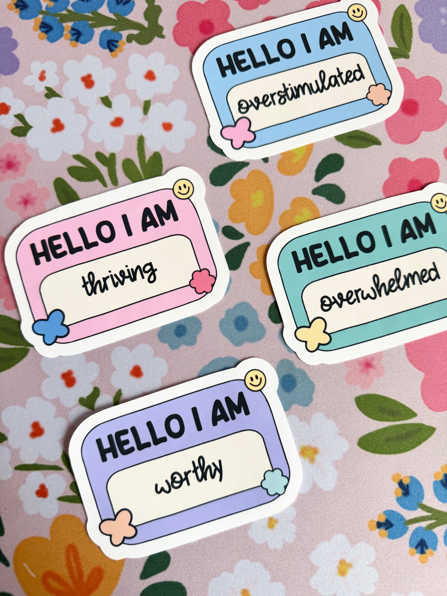 Hello I Am Vinyl Sticker