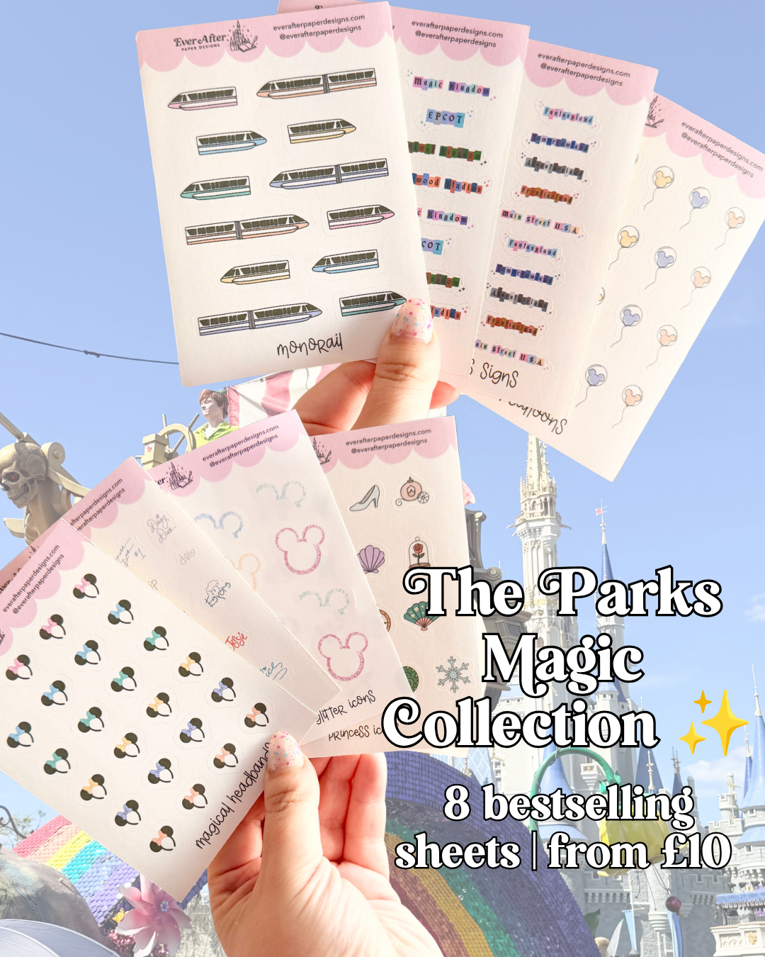 The Parks Magic Collection ✨ 8 bestselling sheets | from £10