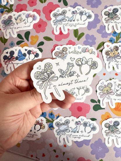 Almost There! Magical Vinyl Sticker