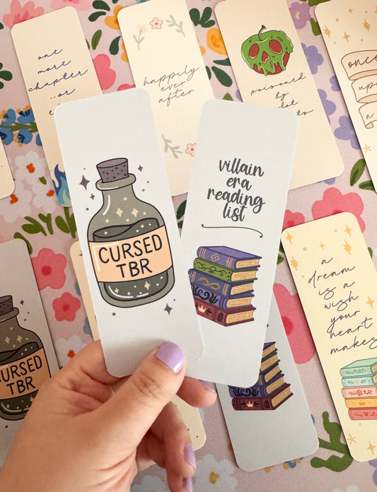 Cursed TBR Bookmark