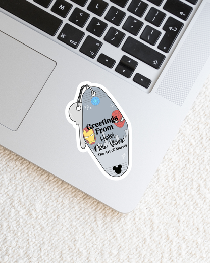 Greetings From Magical Land Hotel Vinyl Stickers