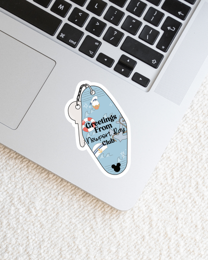 Greetings From Magical Land Hotel Vinyl Stickers