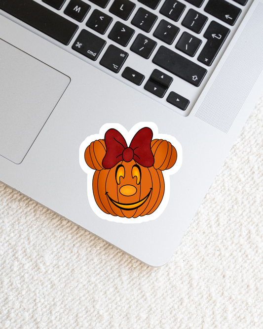 Magical Girlie Pumpkin Vinyl Sticker