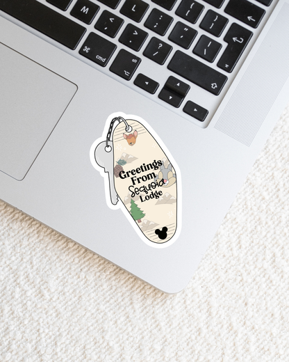 Greetings From Magical Land Hotel Vinyl Stickers