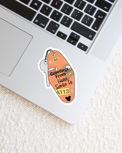 Greetings From Magical Land Hotel Vinyl Stickers