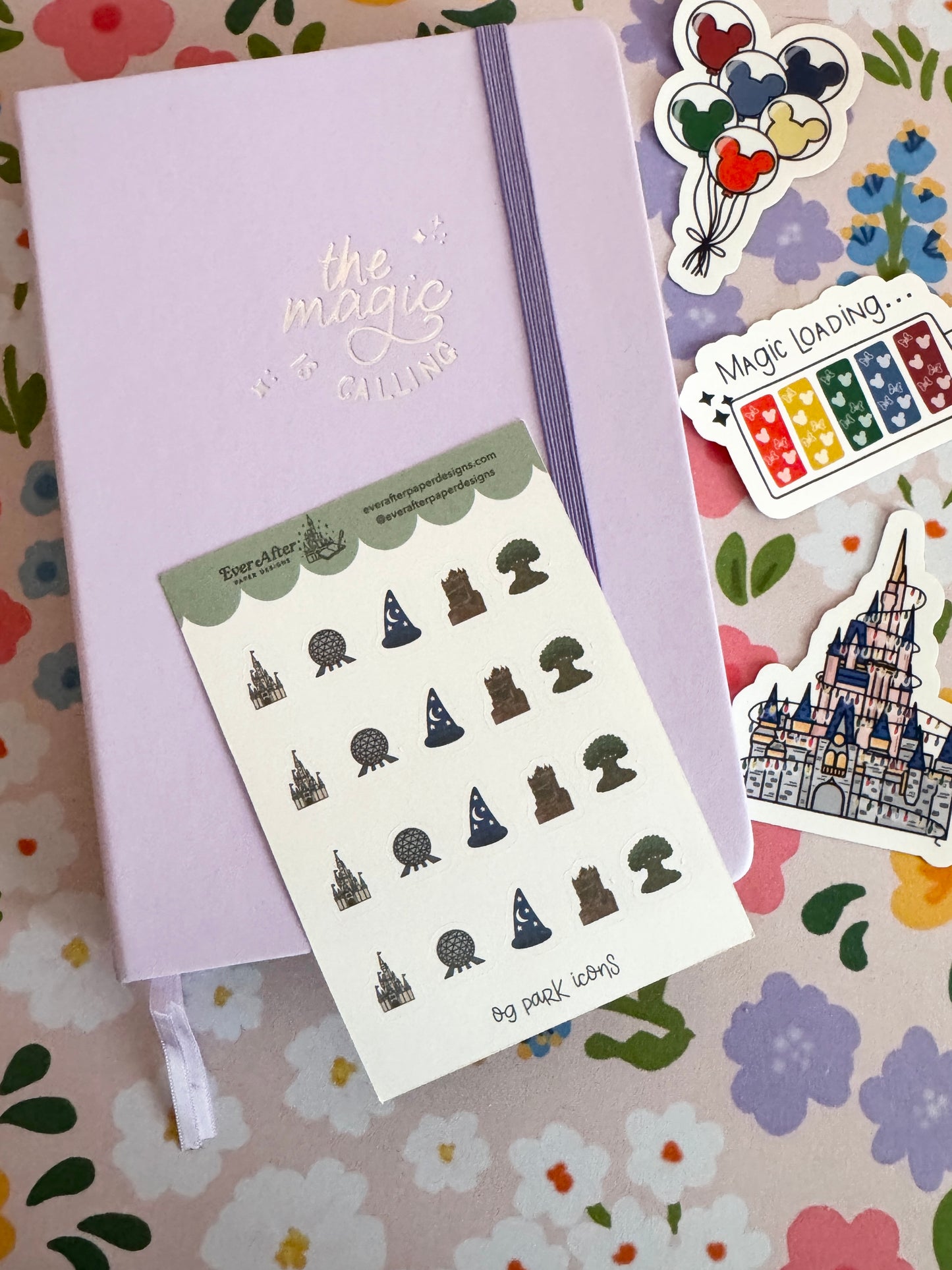 OG Park Icons Sticker Sheet