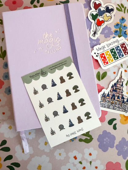 OG Park Icons Sticker Sheet