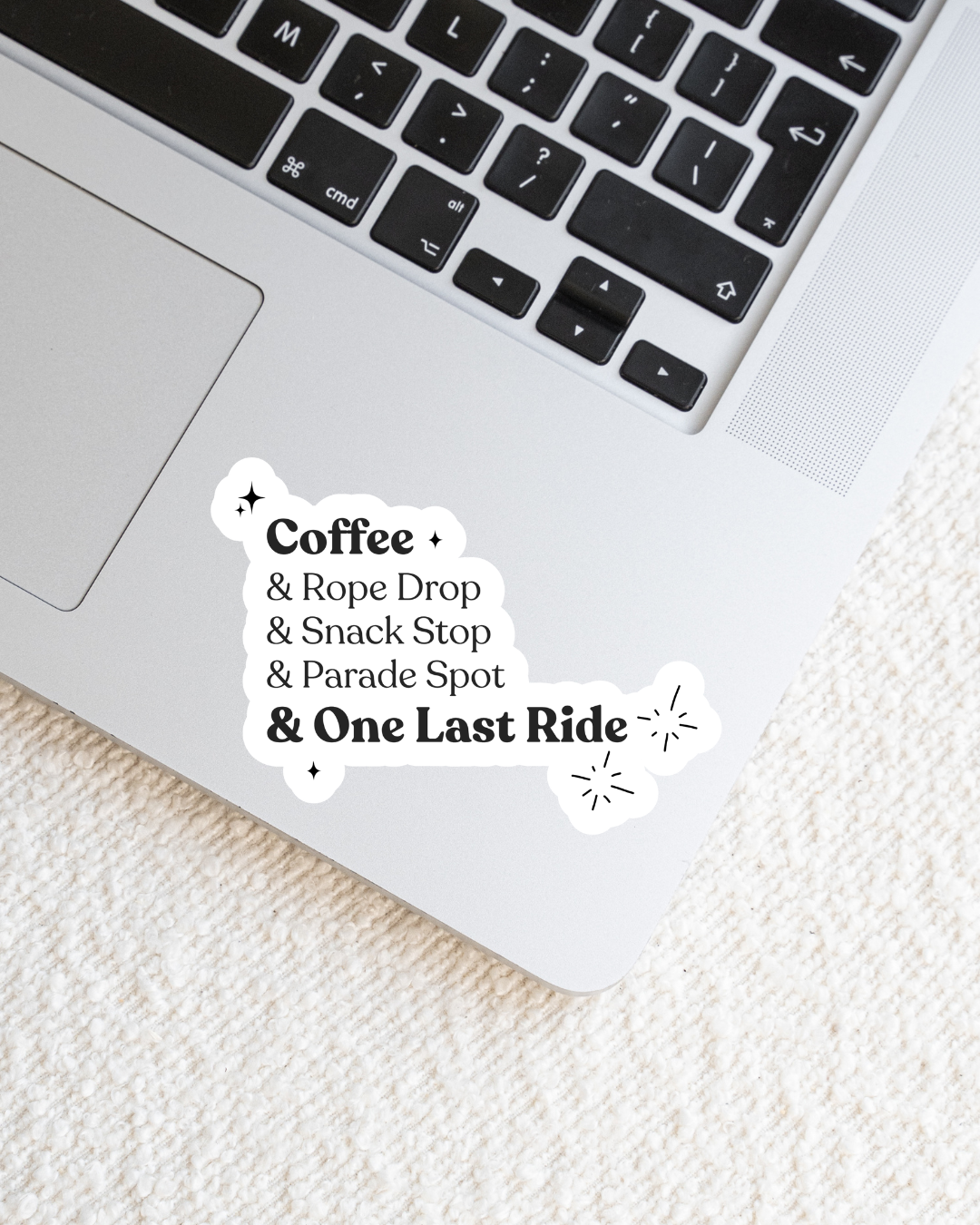Coffee Magical Quote Vinyl Sticker