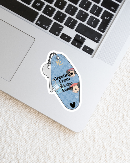 Greetings From Magical Resort Vinyl Stickers